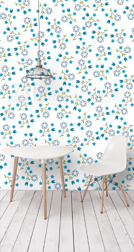 Picture of Small flowers seamless pattern